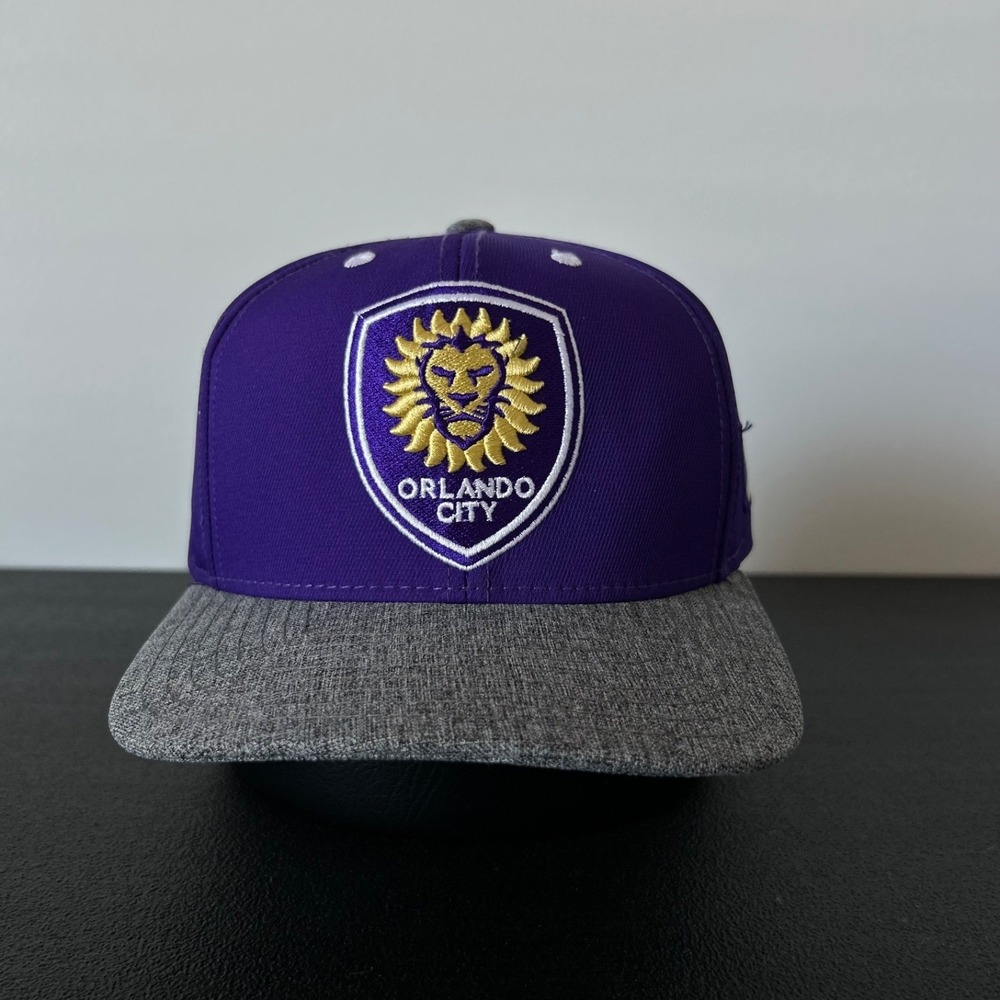 Adidas Orlando City Hat Cap Snap Back‎ Adjustable Purple SC Football Club Soccer